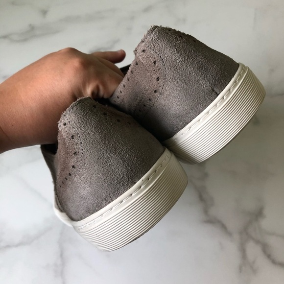 Driver Club Princeton Wingtip Lace-Up Sneaker Light Grey Suede - Picture 4 of 10